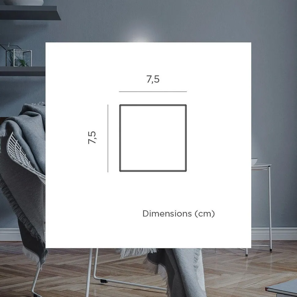 Akku Wandleuchte kabellos LED Touch Dimmer B: 7,5 cm Akku