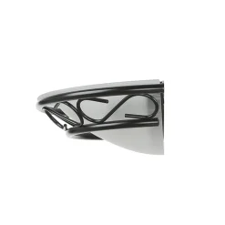 Alabaster Glas Wandleuchte Schwarz ATHEN rustikal