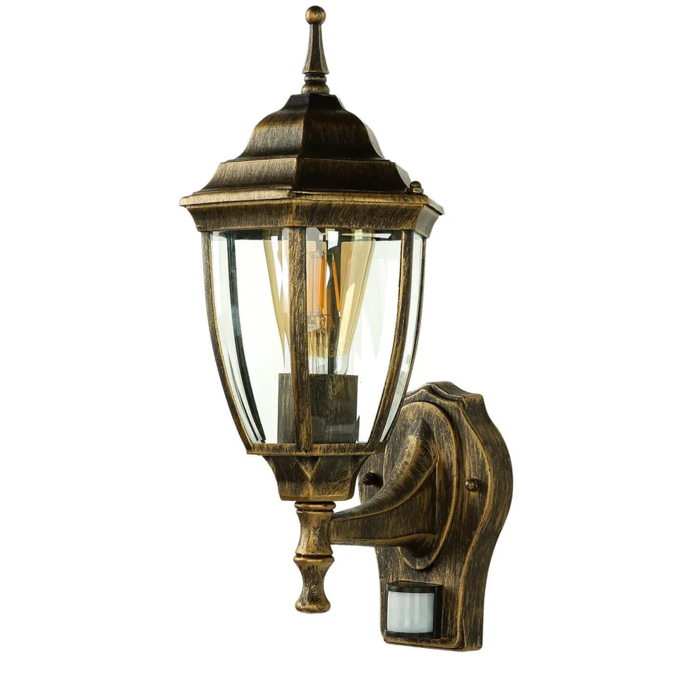 Antike Wand Außenleuchte Nizza mit Sensor