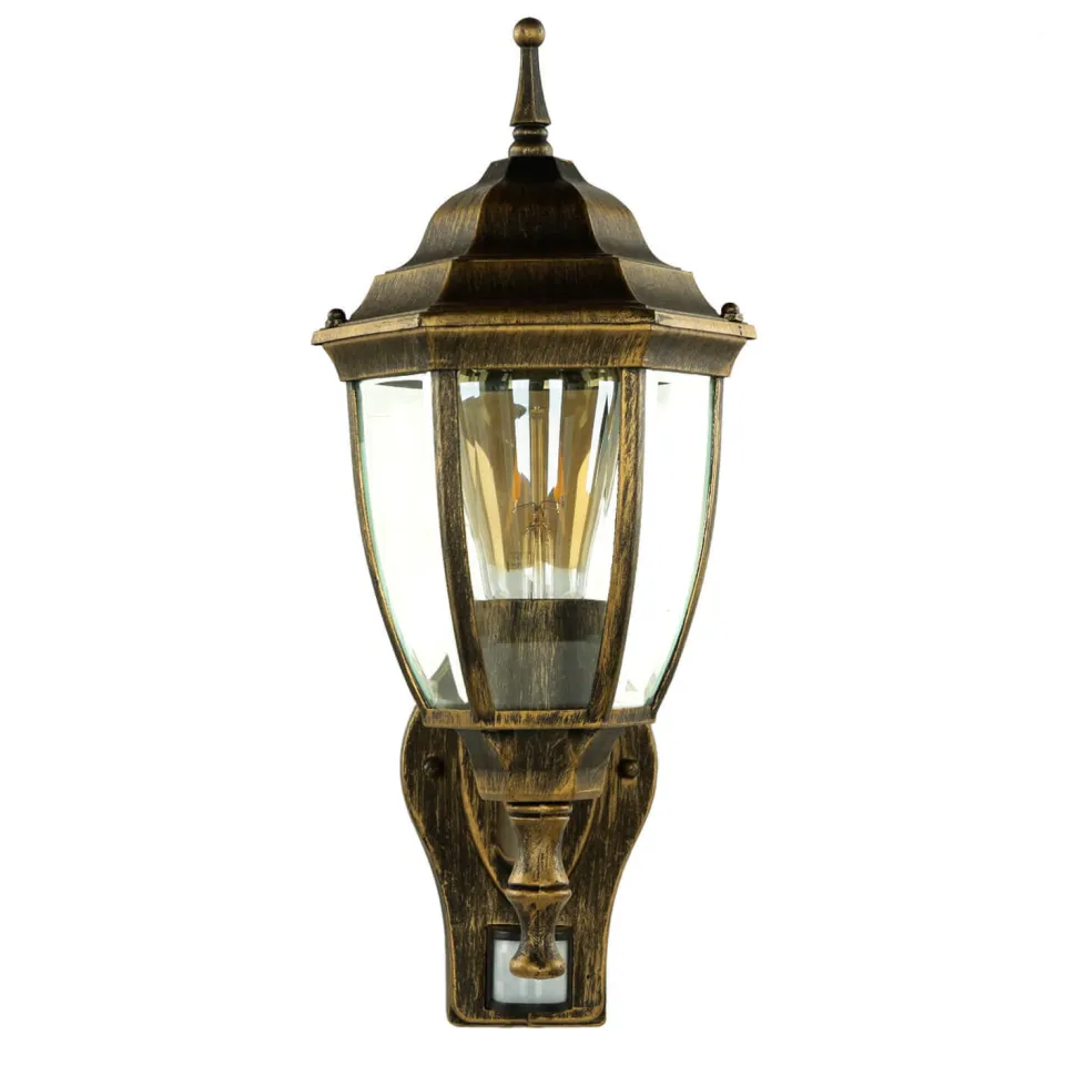 Antike Wand Außenleuchte Nizza mit Sensor