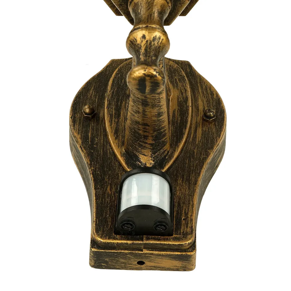 Antike Wand Außenleuchte Nizza mit Sensor