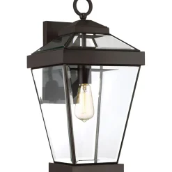 Antike Wandleuchte IP44 Vintage Metall Glas E27