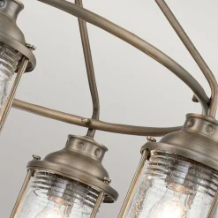 Außen Deckenleuchte verstellbar B: 62,5 cm 5x E27 IP44