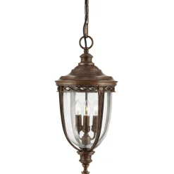 Außen Hängelampe EDMUNG in Bronze Rustikal Terrasse