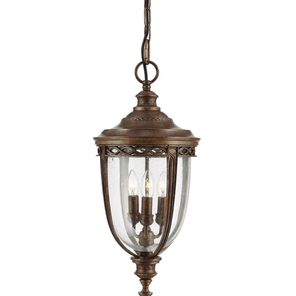 Außen Hängelampe EDMUNG in Bronze Rustikal Terrasse