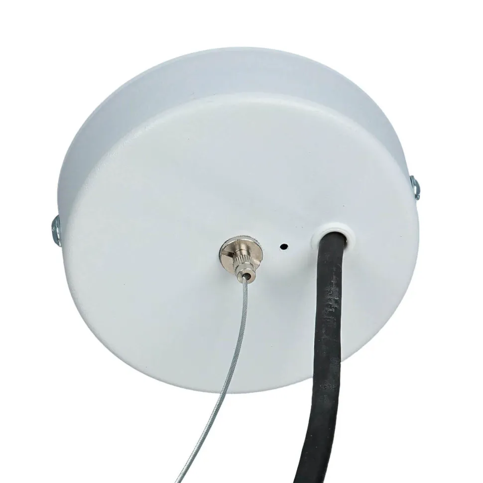 Außen Hängeleuchte Weiß rund Ø45cm