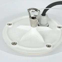 Außen Hängeleuchte Weiß rund Ø45cm