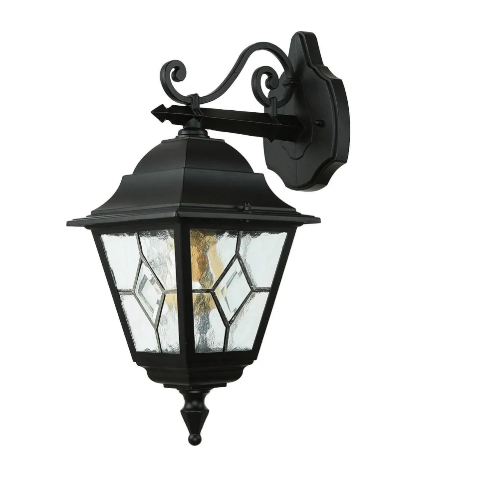 Außen Laterne Schwarz Rustikal IP43 Haustür Hof