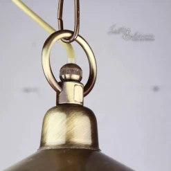 Außen Pendelleuchte aus Echt-Messing Ø20cm ANDROS