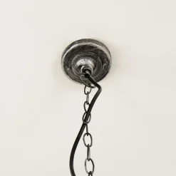 Außen Pendelleuchte Silber Antik regenfest TOSCANA