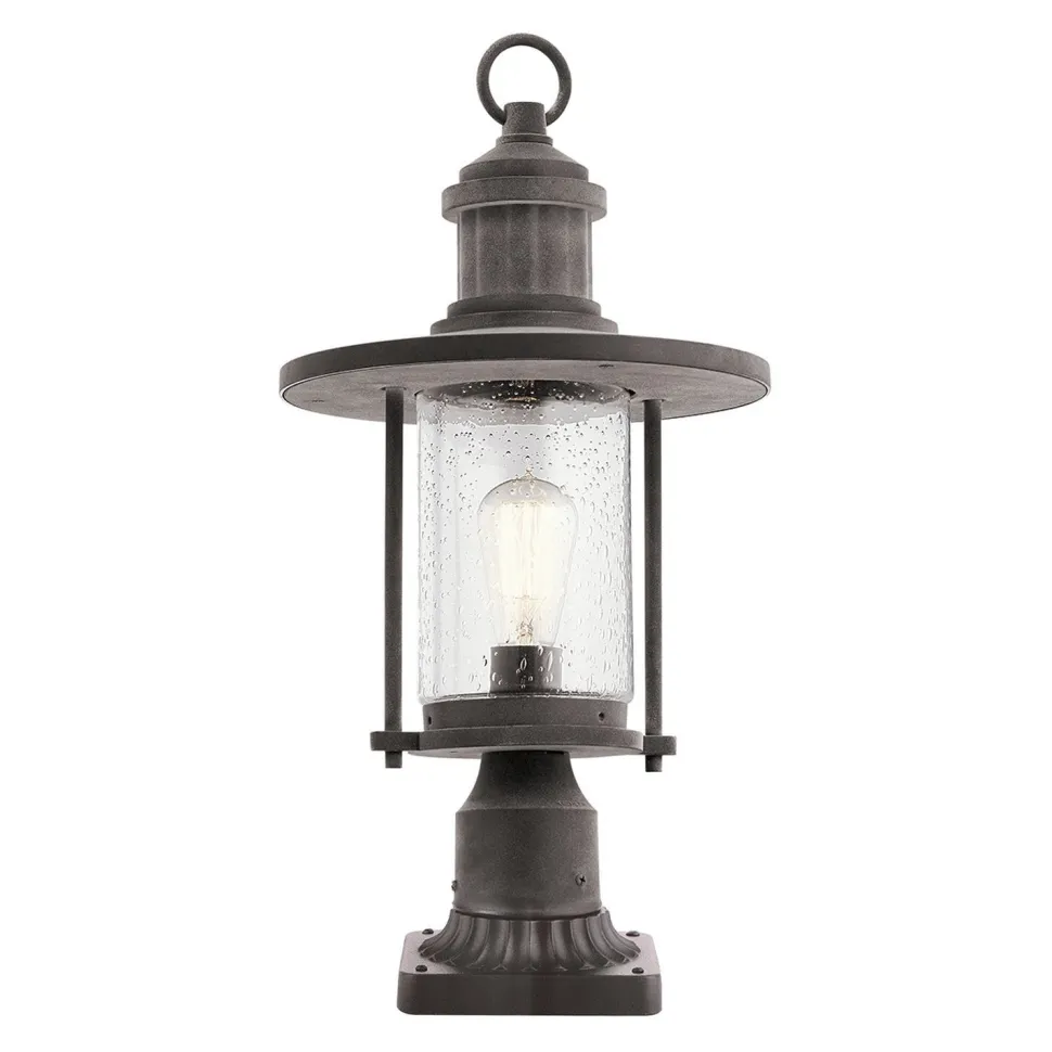 Außen Standlampe 44 cm Maritim in Zink antik