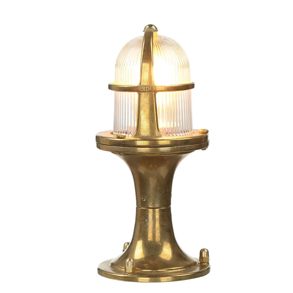 Außen Standleuchte Messing H:25cm Garten Weg