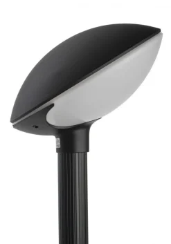 Außen Stehlampe TREEBEEK Schwarz Weiß 124cm