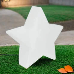 Außen Stehlampe Weiß Stern
