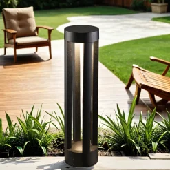 Außen Stehleuchte LED Grau Tepic