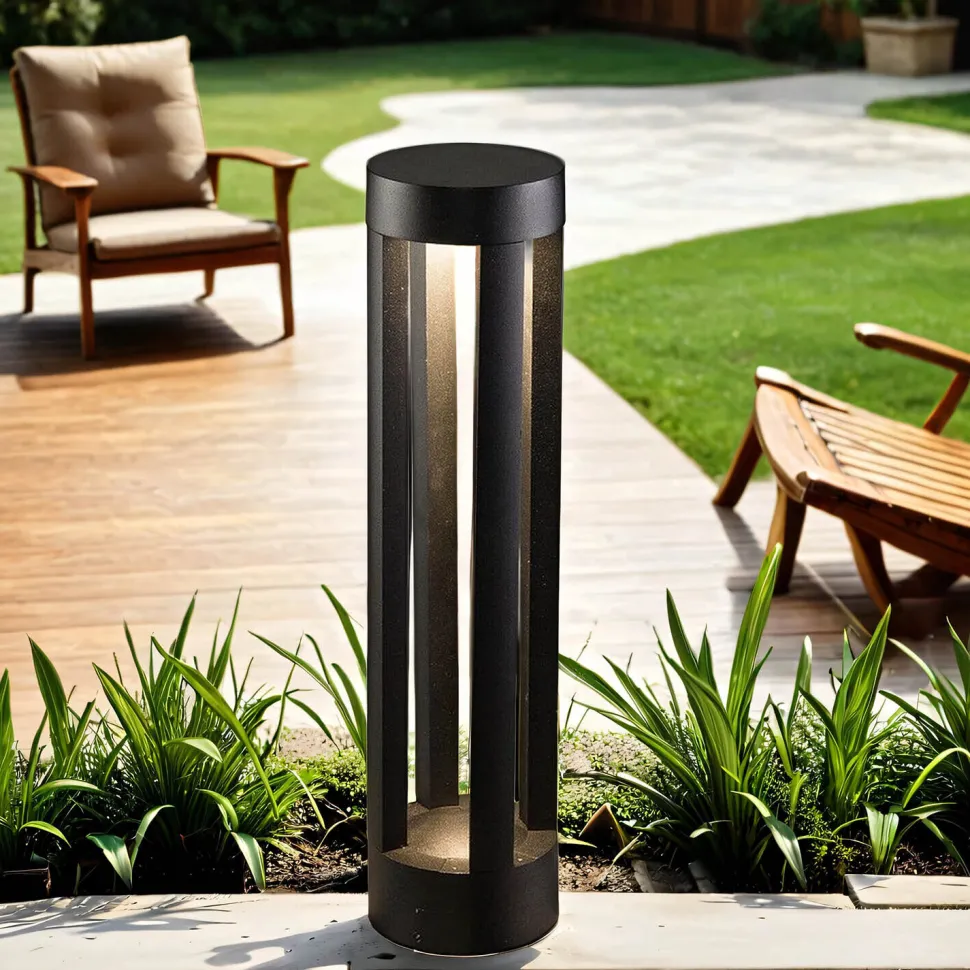 Außen Stehleuchte LED Grau Tepic