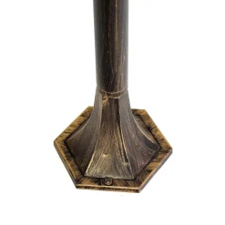 Außen Stehleuchte Schwarz Kupfer wetterfest 1,13m BRISTOL II