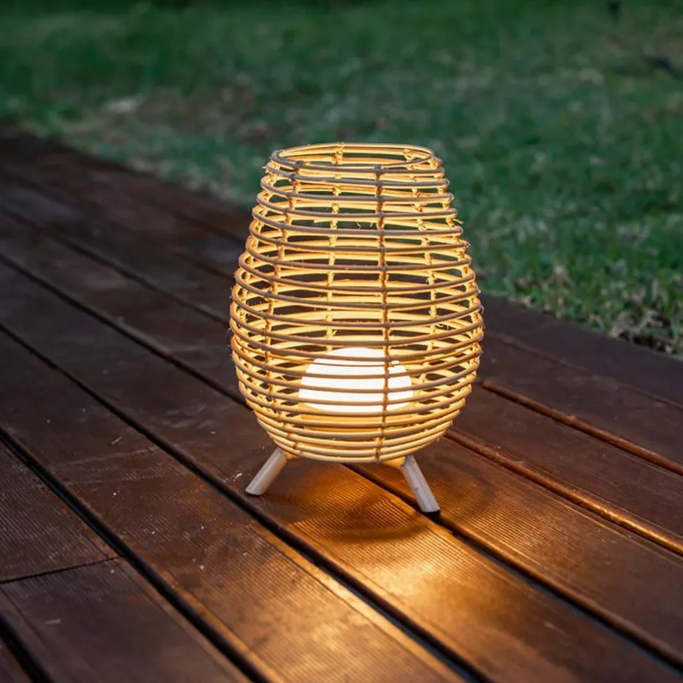 Außen Tischlampe Akku IP54 LED Fernbedienung Dimmer