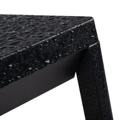 Außen Wandlampe Aluminium eckig IP44 Modern Schwarz