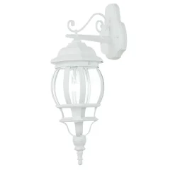 Außen Wandlampe BREST Gartenlaterne weiß wetterfest