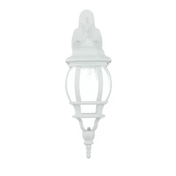 Außen Wandlampe BREST Gartenlaterne weiß wetterfest