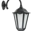 Außen Wandlampe DILSEN Schwarz IP43 Rustikal E27
