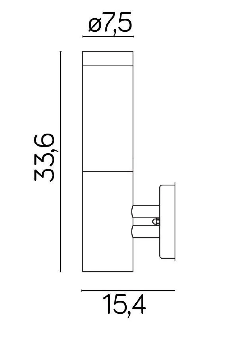 Außen Wandlampe Schwarz Edelstahl IP44 E27 BETULA