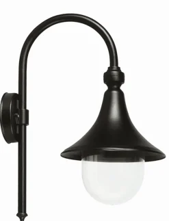 Außen Wandlampe Schwarz Rustikal IP43 E27 CELESTE