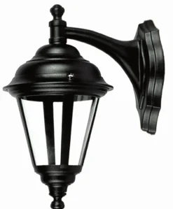 Außen Wandlampe Schwarz Rustikal Aluminium IP44 ELEANOR