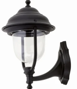 Außen Wandlampe WALJAN Aluminium IP44 Rustikal Schwarz