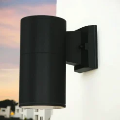 Außen Wandleuchte Anthrazit IP44 E27 Ø11cm H:21cm