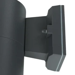 Außen Wandleuchte Anthrazit IP44 E27 Ø11cm H:21cm