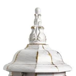 Außen Wandleuchte BREST in Weiß Gold IP44