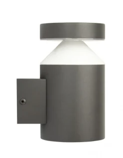 Außen Wandleuchte LED Anthrazit IP44 Edelstahl