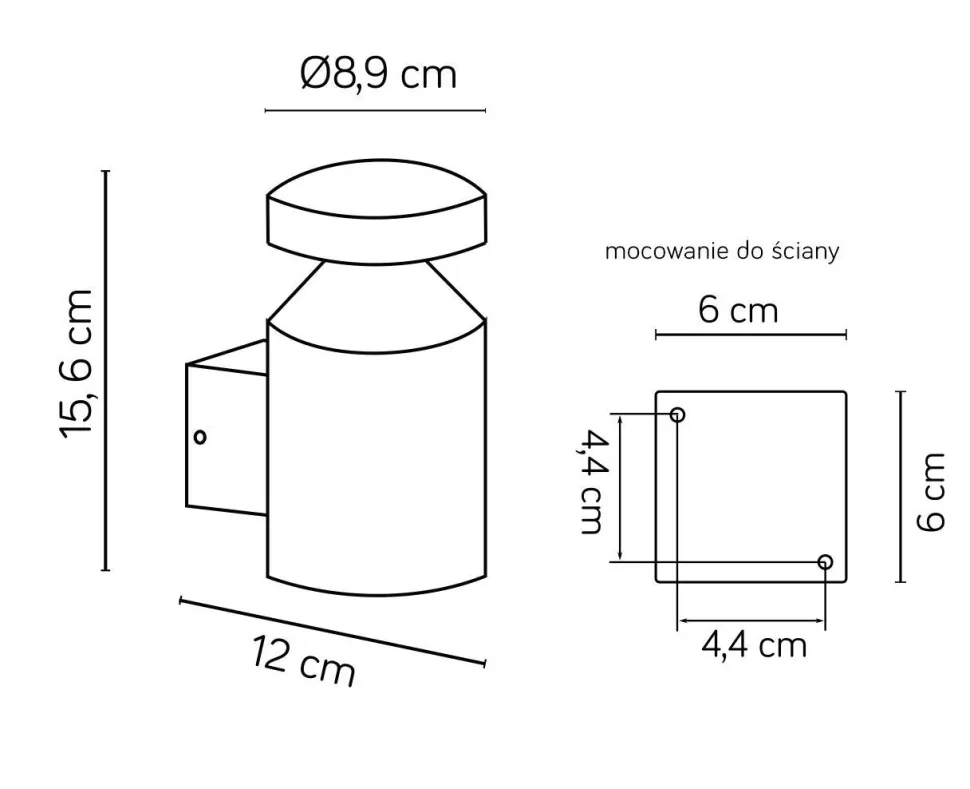 Außen Wandleuchte LED Anthrazit IP44 Edelstahl