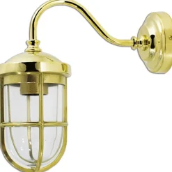 Außen Wandleuchte Messing IP43 Maritim FIRENZE