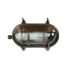 Außen Wandleuchte Messing massiv Glas IP64 E27 Weiß