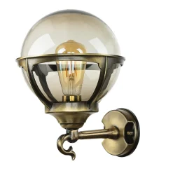 Außen Wandleuchte Messing Vintage IP43 Haus Hof