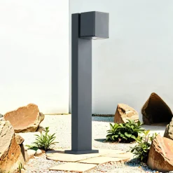 Außenlampe Anthrazit Aluminium 50 cm Garten weg