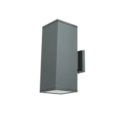 Außenlampe Anthrazit Up Down IP54 eckig 30cm