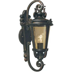 Außenlampe Balkon Haus in Bronze IP44 E27 Rustikal