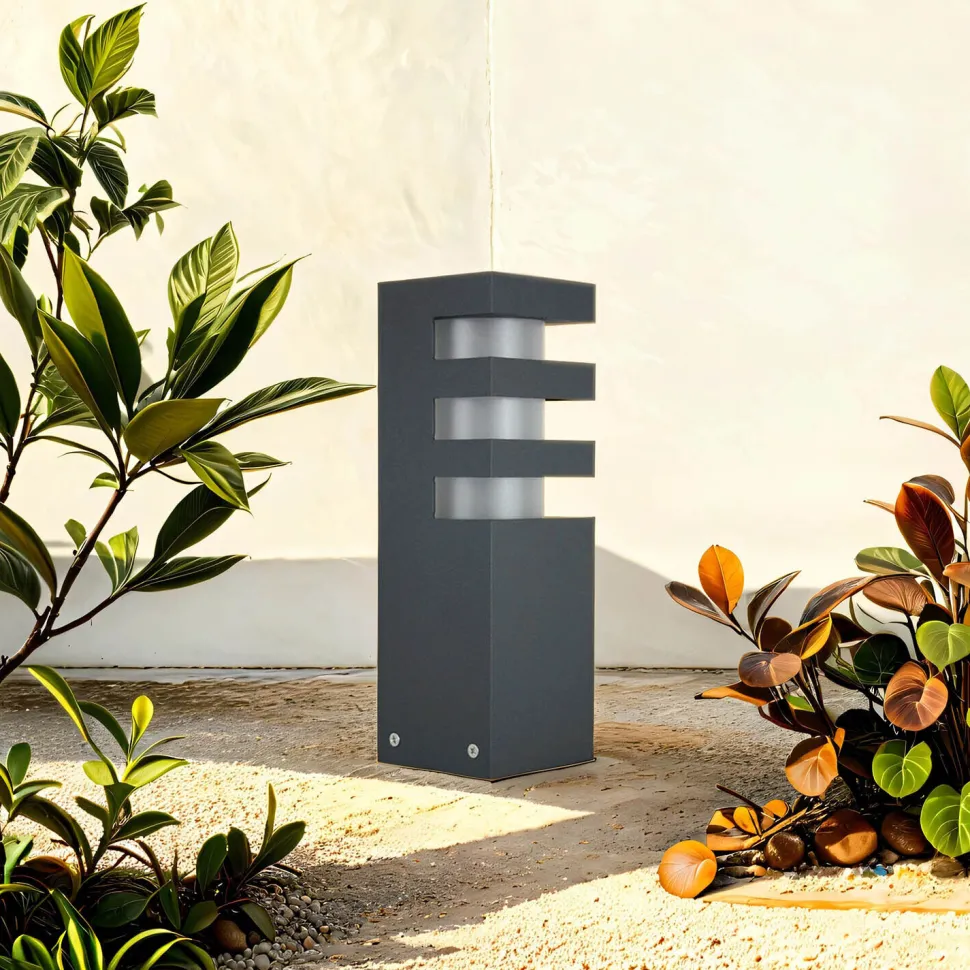 Außenlampe BERINGEN IP54 E27 klein 25 cm Anthrazit