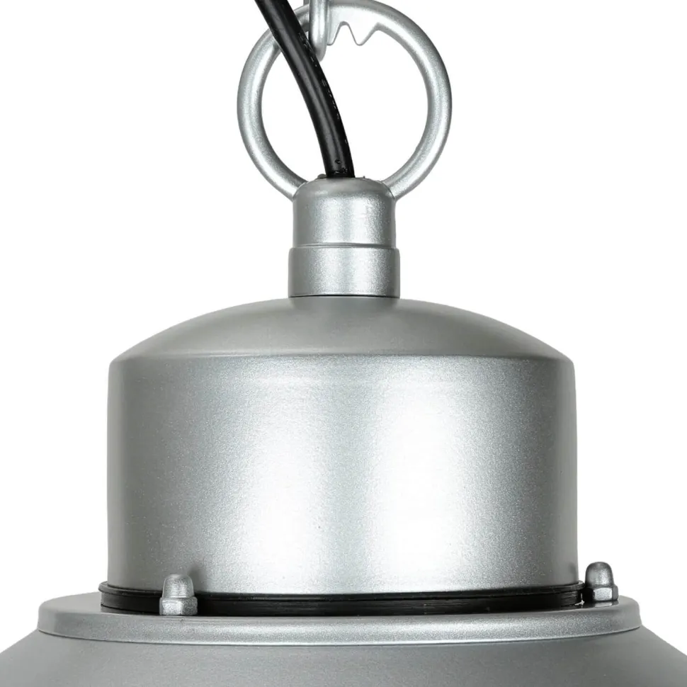 Außenlampe Edelstahl E27 IP44 in Silber Maritim