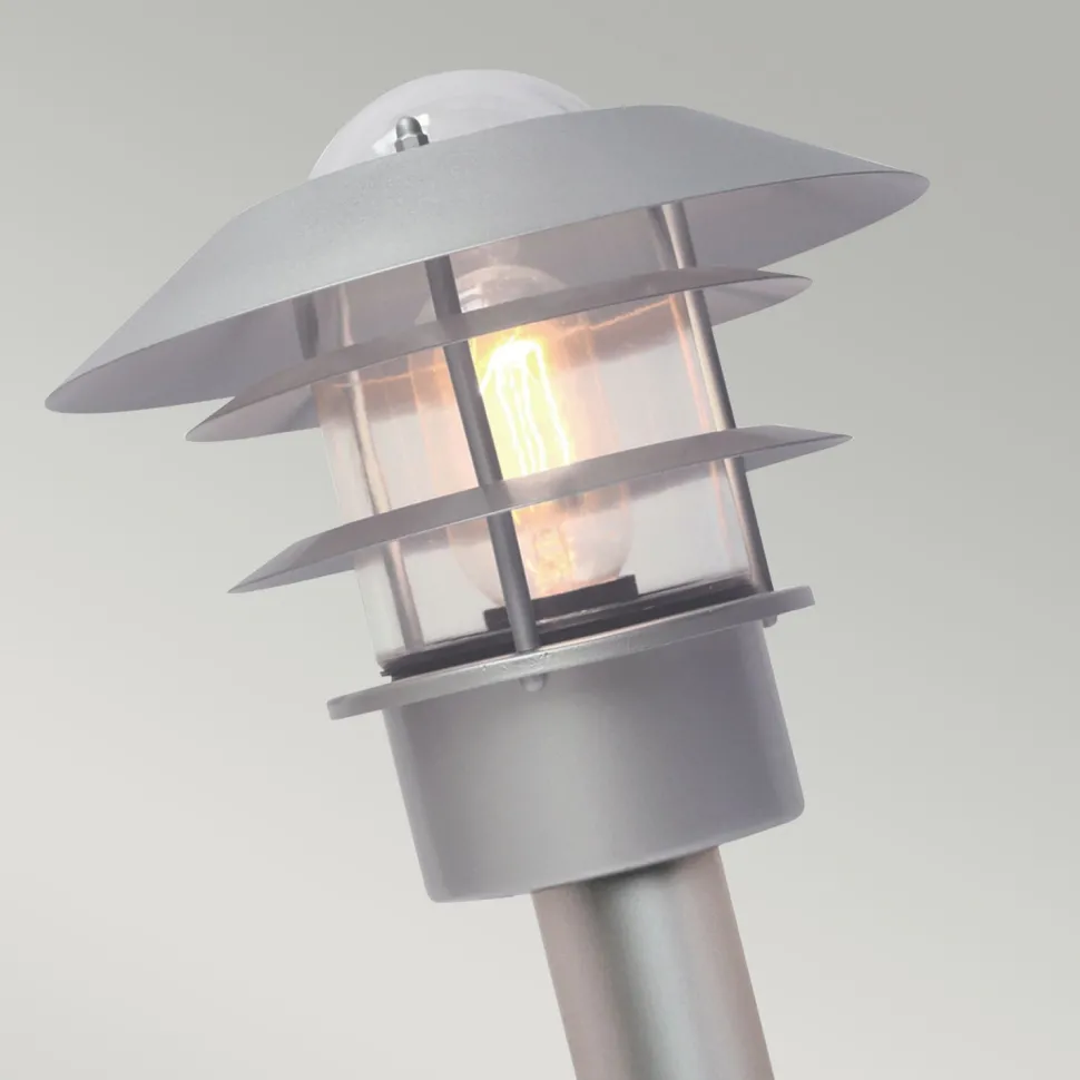 Außenlampe Edelstahl Glas 100 cm Skandinavisch IP44 E27