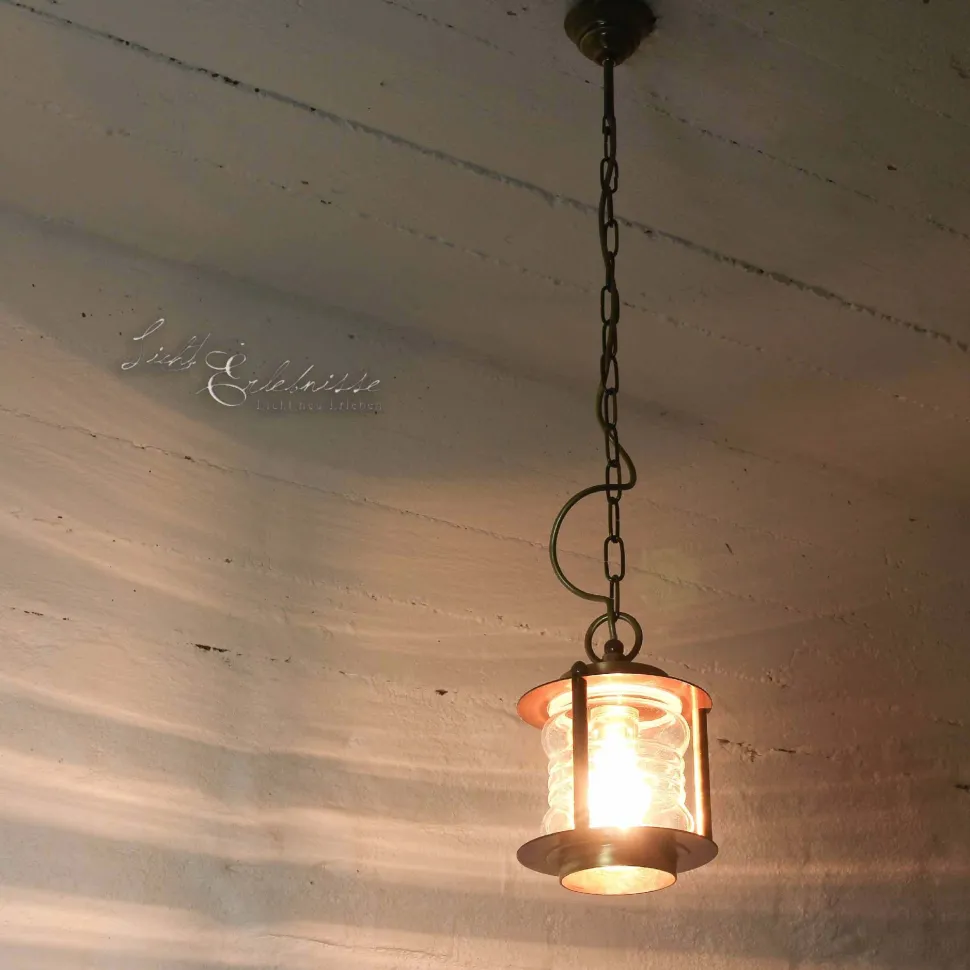 Außenlampe Hängend MYKO aus Messing rostfrei