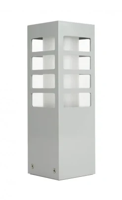 Außenlampe in Silber 25cm klein wetterfest IP54