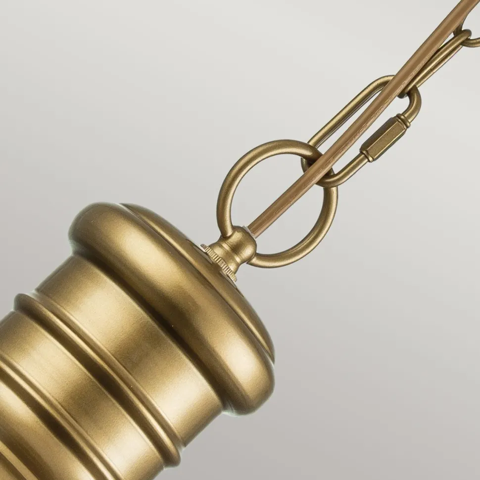 Außenlampe IP44 D: 30,5 cm E27 in Messing antik Vintage