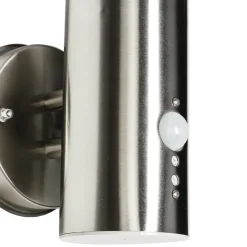 Außenlampe mit Bewegungssensor Edelstahl IP44