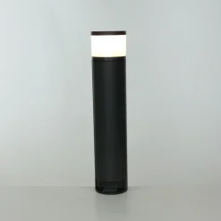Außenlampe mit Steckdose Anthrazit 46,5cm blendarm