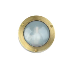 Außenlampe Rund Messing Wand Haus Terrasse